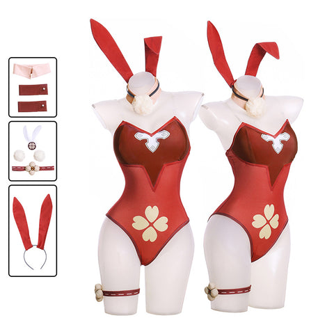 Genshin Impact Klee Costume Klee Swimwear Costume Bunny Girl Costume