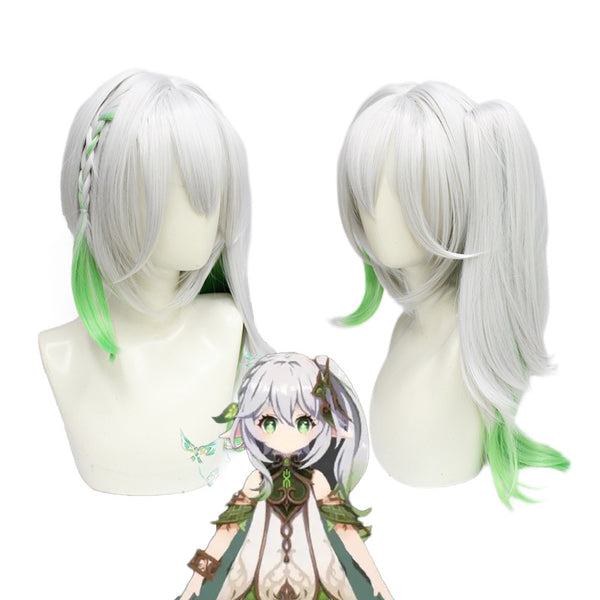 Genshin Impact Nahida Cosplay Costume Lesser Lord Kusanali Nahida Costume With Wigs Set