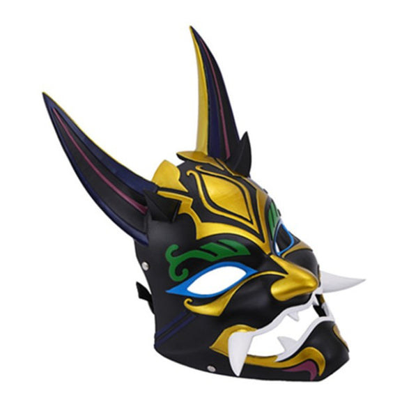 Genshin Impact Yaksha Xiao Costume Mask Cosplay Accessories Resin Yaksha Mask