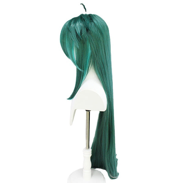 Genshin Impact Yaksha Xiao Female Ver. Cosplay Wig Long Green Wigs