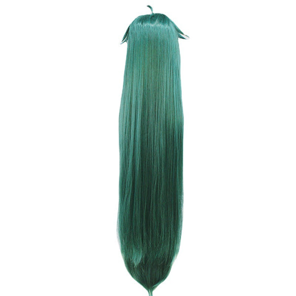 Genshin Impact Yaksha Xiao Female Ver. Cosplay Wig Long Green Wigs