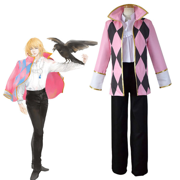 Howl's Moving Castle Wizard Howl Cosplay Costume Suit Halloween Cosplay Outfit