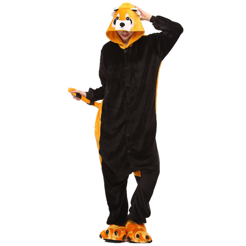 Kigurumi Animal Onesies Raccoon Hoodie Pajamas