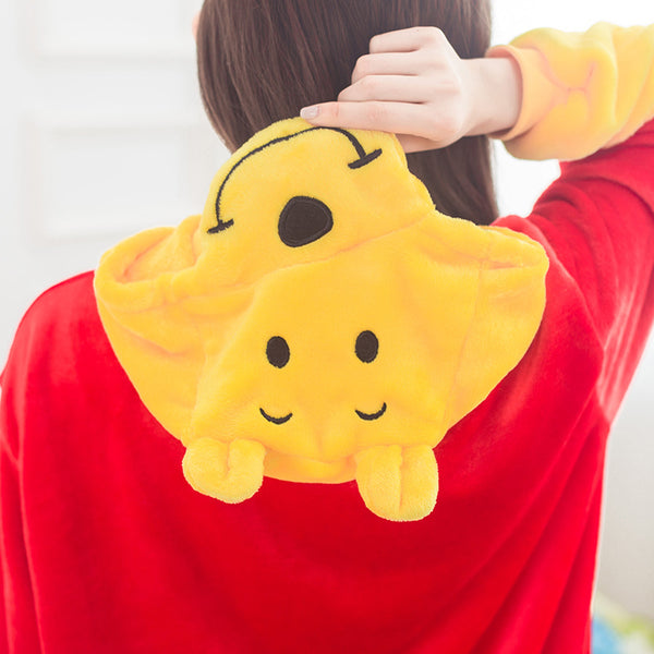 Kigurumi Animal Onesies Winnie the Pooh Hoodie Pajamas