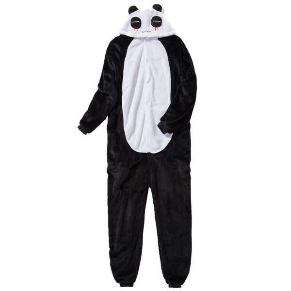 Halloween Costume Kigurumi Animal Onesies Panda Kigurumi Hooded Pajamas
