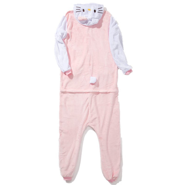 Kigurumi Animal Onesies Hello Kitty Hoodie Pajamas