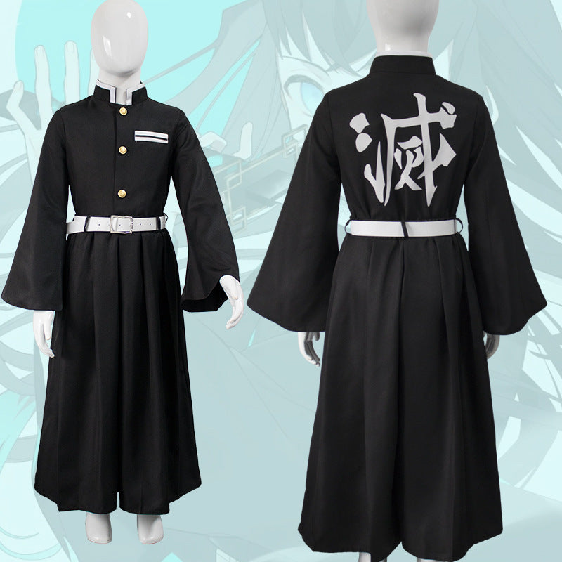 Muichiro Kids Costume Uniform With Wigs and Shoes Girls Boys Full Set ...