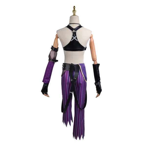 League of Legends Costume LOL Arcane Jinx Costume Full Set With Wigs