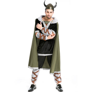 Men Bull Demon King Warrior Cosplay Costume For Halloween Party Performance