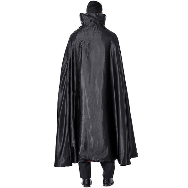 Men Gothic Vampire Dracula Count Cosplay Costume For Halloween Party Performance