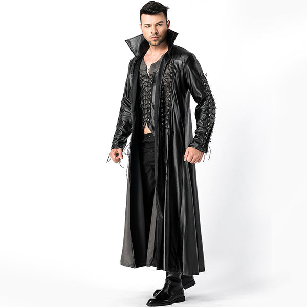 Men Vampire  Gothic  Cosplay Costume Dress For Halloween Party Performance