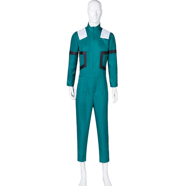 Midoriya Izuku Deku Fighting Costume Female Ver. Full Set Izuku's Costume Beta Costume & Shoes & Wigs Set