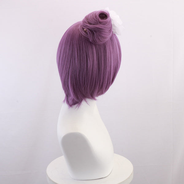 Anime Cosplay Konan Cosplay Wigs With White Flower