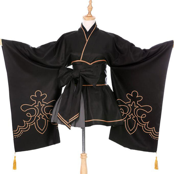 Nier: Automata YoRHa No.9 Type S 9S / No.2 Type B 2B Kimono Costume Halloween Carnival Cosplay Costume