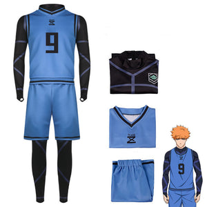 Anime Blue Lock Team Z Rensuke Kunigami Jersey Costume Halloween Carnival Cosplay Outfit