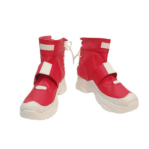 Overwatch 2 Kiriko Kamori Cosplay Shoes Halloween Cosplay Red Boots