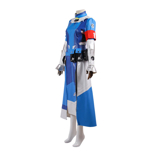 Overwatch Mercy Combat Medic Ziegler Skin Cosplay Costume Halloween Cosplay