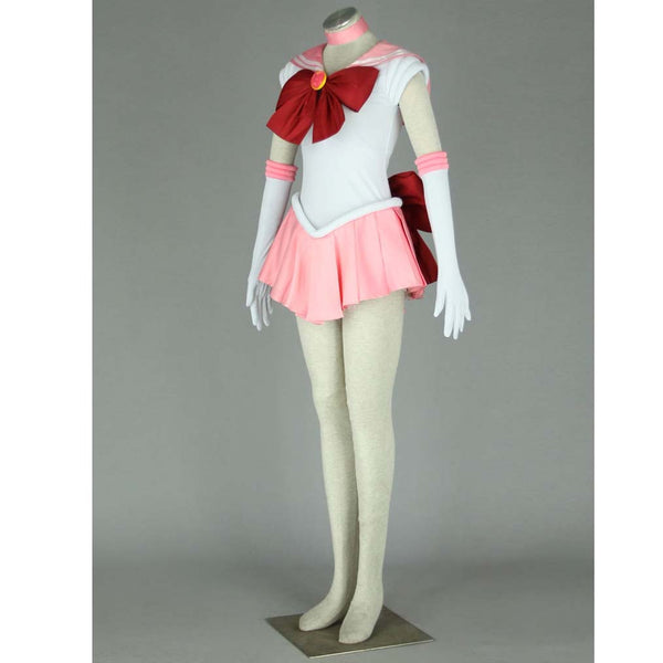 Anime Sailor Moon Sailor Chibi Moon Small Lady Chibiusa Cosplay Costume Pink Dress