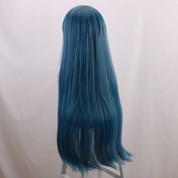 Danganronpa: Trigger Happy Havoc Sayaka Maizono Cosplay Wigs Blue Long Wigs
