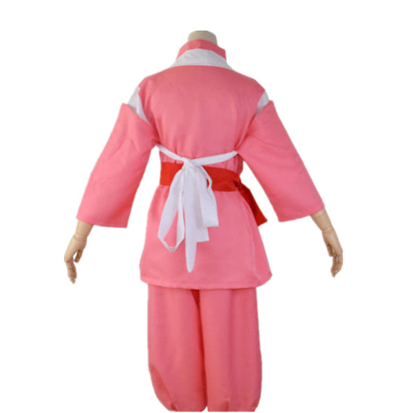 Spirited Away Cosplay Ogino Chihiro Costume Kimono Suit