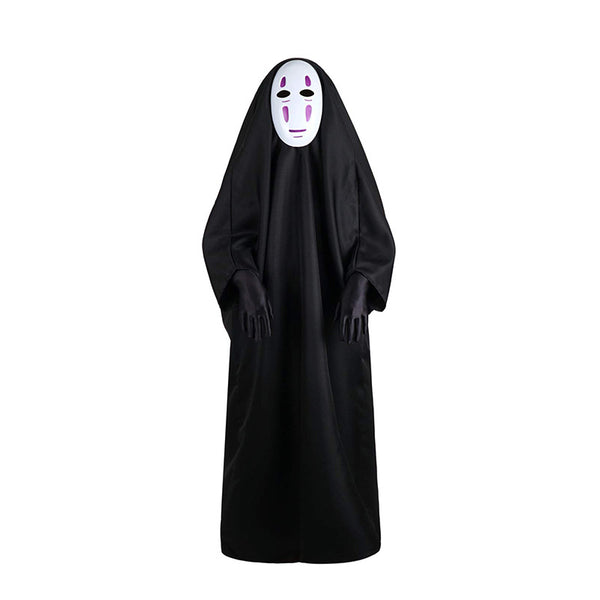 Spirited Away Kaonashi  No Face man Cosplay Costume Full Set Halloween Costume