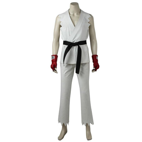 Street Fighter Ryu Adult Cosplay Costume Boxing Uniform For Halloween / Party Costume