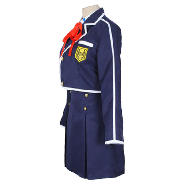 Anime Sword Art Online SAO Yuuki Asuna School Uniform Cosplay Costume