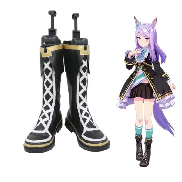 Uma Musume: Pretty Derby Mejiro McQueen Whole Set Cosplay Costume+Wigs+Shoes