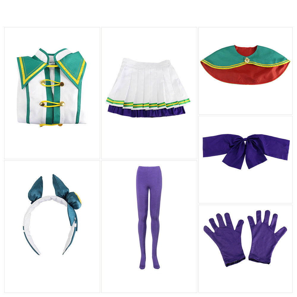 Uma Musume Pretty Derby Silence Suzuka Cosplay Costume Halloween Cosp