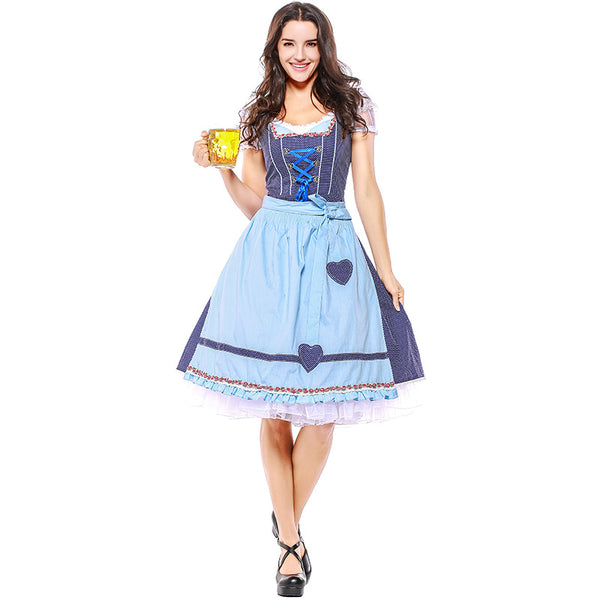 Women German Bavarian Traditional Party Dress Beer Oktoberfest Waitress Costume
