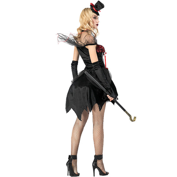 Women Vampire Witch Cosplay Costume Dress For Halloween Party Performance